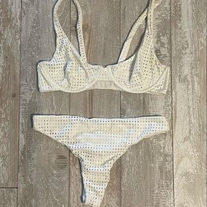 ACACIA white mesh set